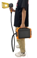 Handheld battery fiber laser marking machine, tire engraving machine