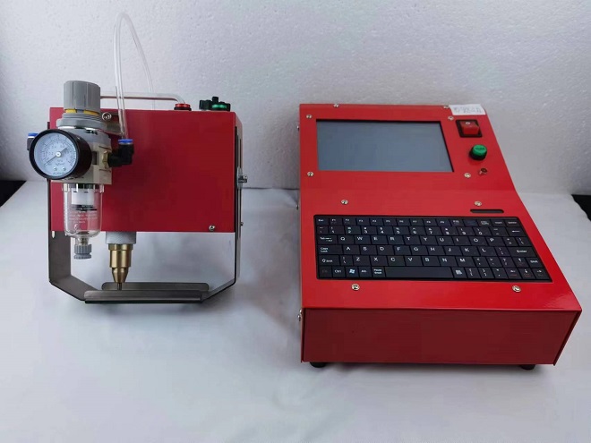 Handheld Pneumatic intelligent  Dot Peen Marking for hard metal for steel